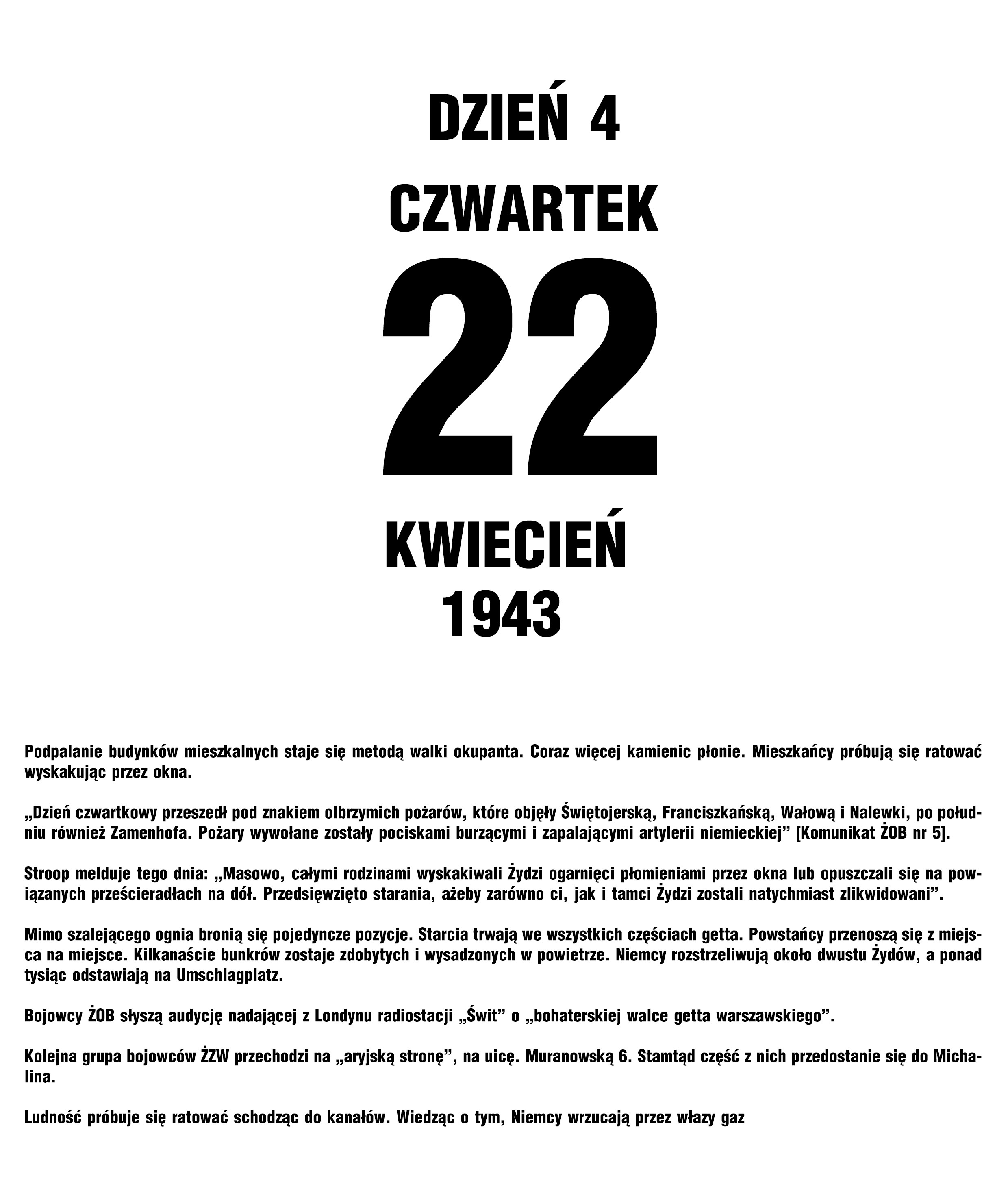  kal 22 kwietnia